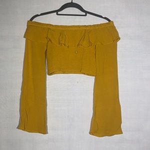 PACSUN L.A. Hearts Off the Shoulder Top